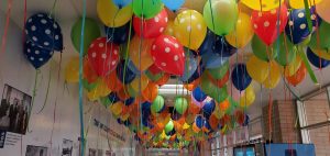 "Float On" themed décor fills the halls of the TCC Northwest Student Center