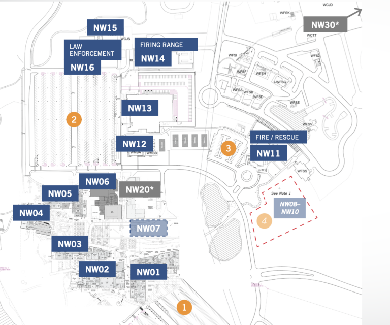 Campus Map with Updated Nomenclature - TCC News