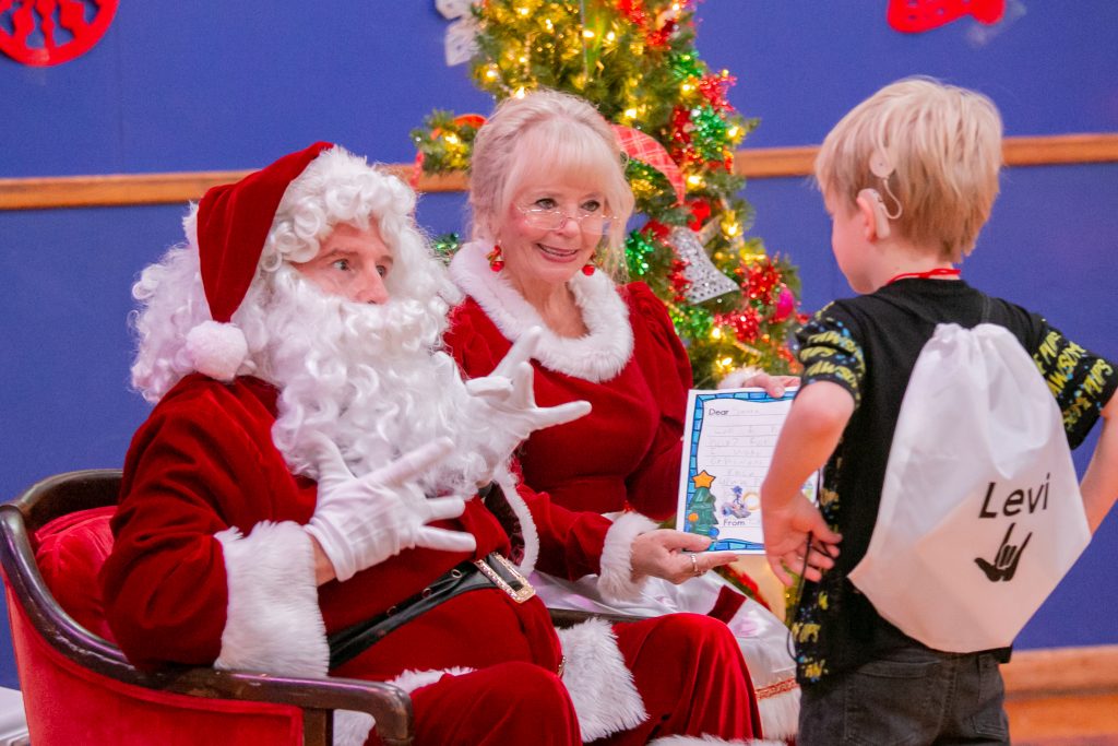 TCC Brings Holiday Joy to Deaf and Hard of Hearing Children with Annual Signing Santa Event