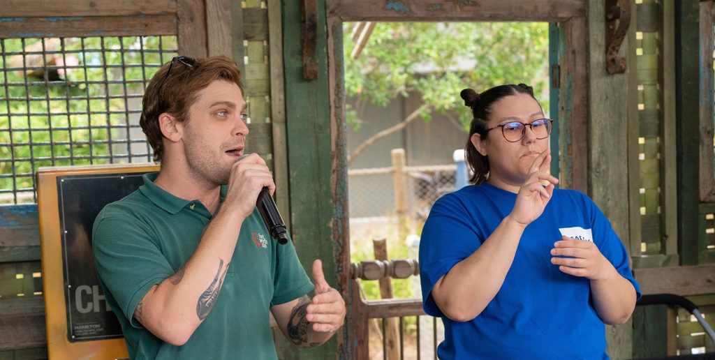 TCC Sign Language Interpreting Students Serve the Community During Fort Worth Zoo Deaf Day