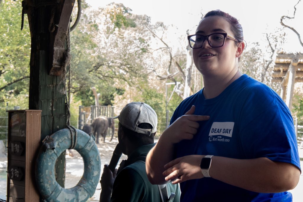 TCC students support community at Fort Worth Zoo’s annual Deaf Day