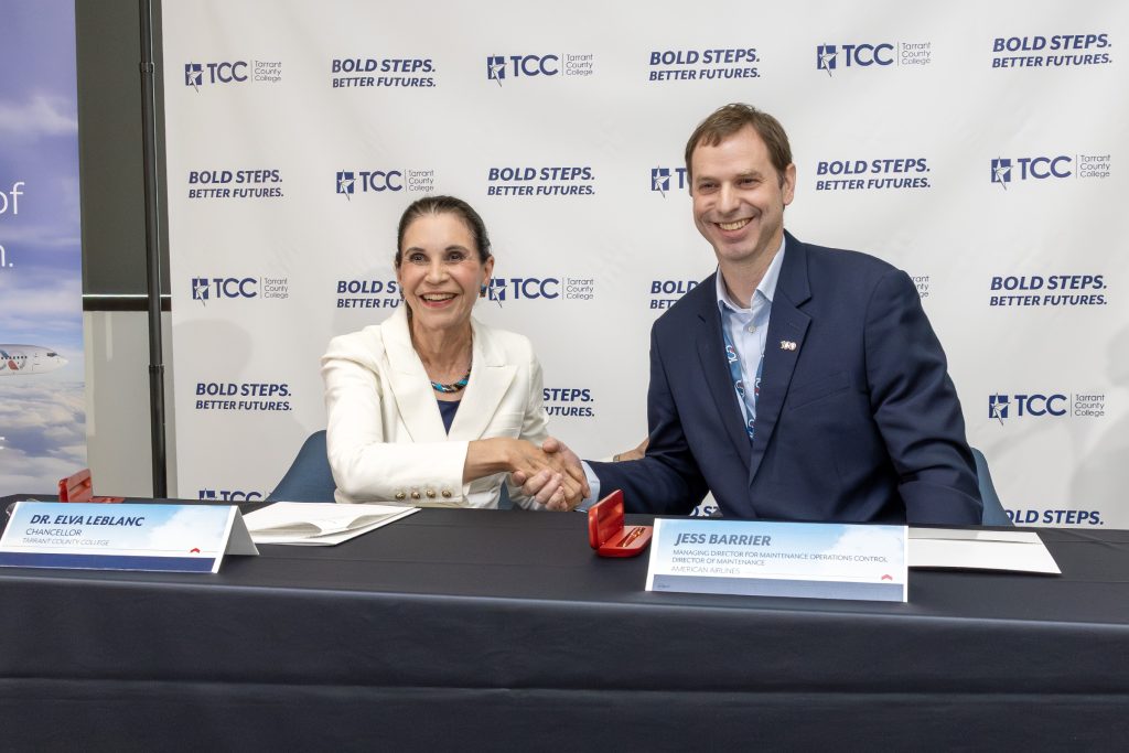TCC, American Airlines ink agreement to boost aviation workforce
